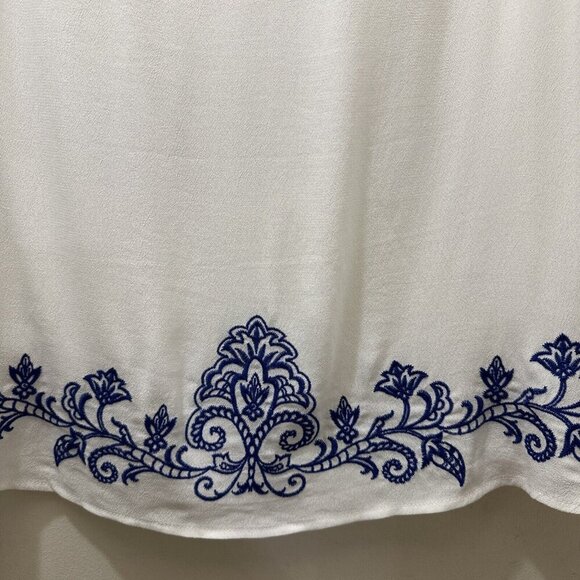 2/$30 Lulus Mini Shift Dress Size S Embroidered Boho Beach Coastal Euro Summer - Picture 4 of 12